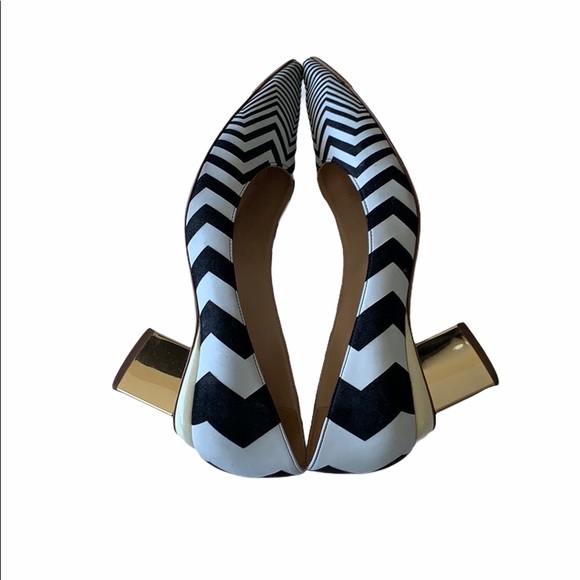 NICHOLAS KIRKWOOD Woven Pointed-Toe Pumps size 5.5 - Picture 6 of 8